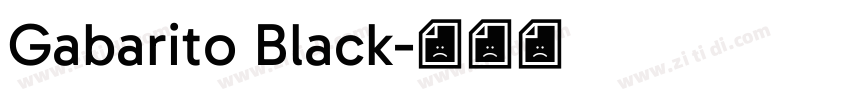 Gabarito Black字体转换